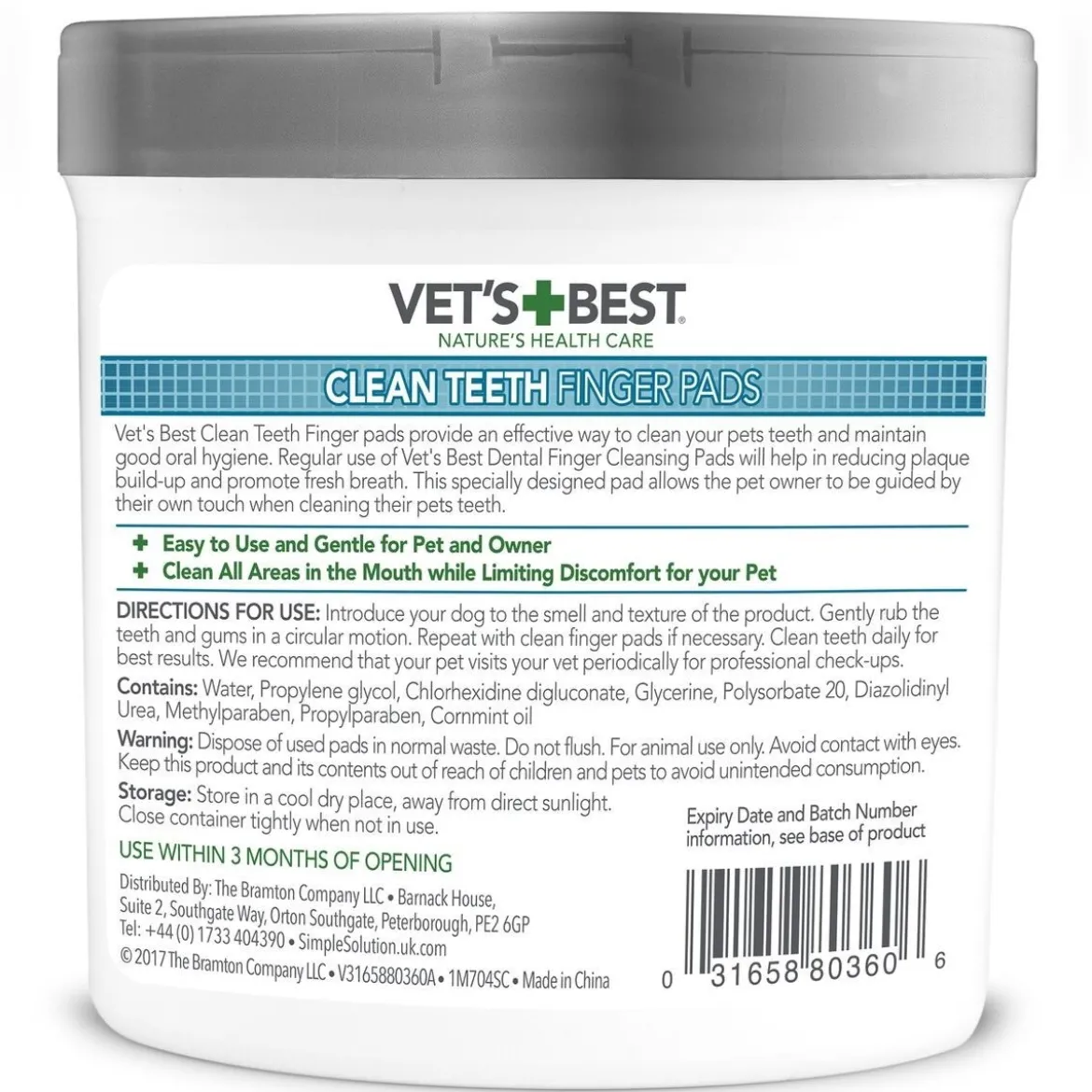 Vet's Best Clean hampaidenpuhdistuslaput 50 kpl